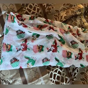 Christmas Dogs Infinity Scarf